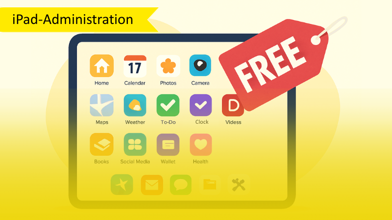 Kostenlose iPad-Apps über den Apple School Manager kaufen